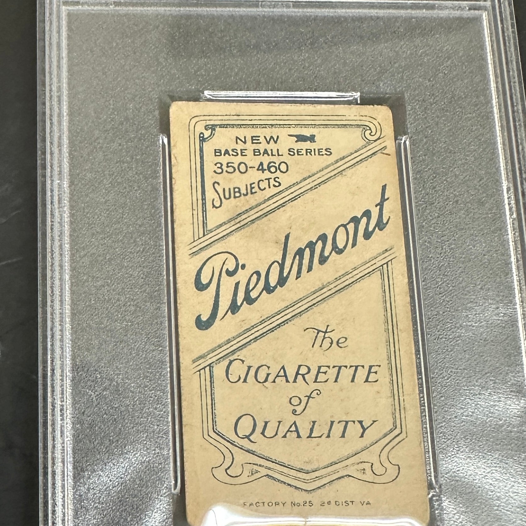 1909 T206 Piedmont Nap Lajoie with Bat PSA 2