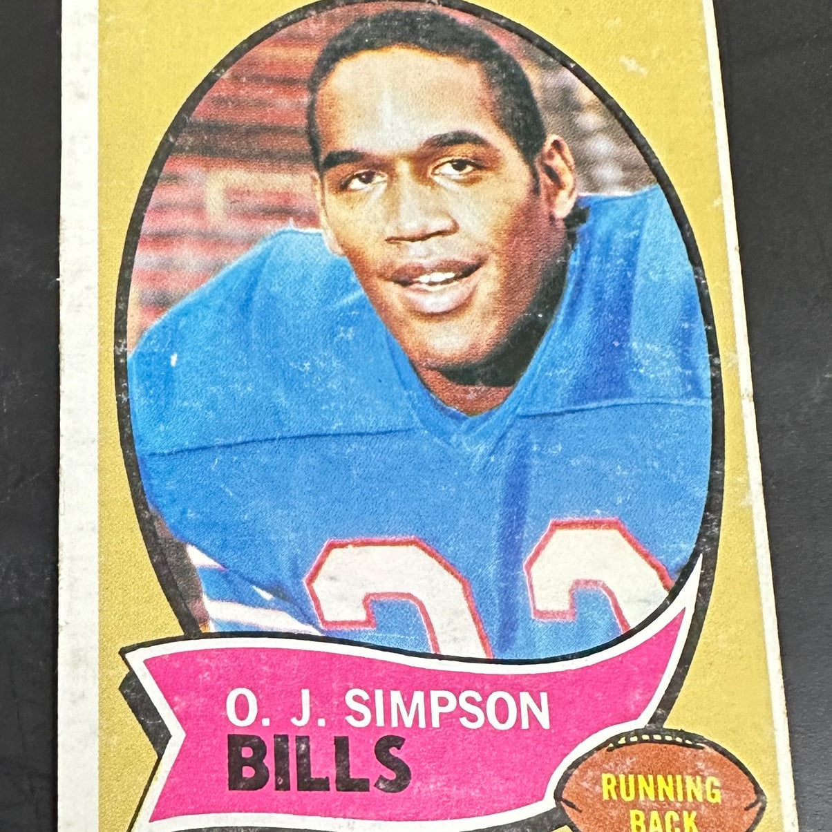1970 Topps #90 OJ Simpson rookie VG List $250
