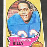 1970 Topps #90 OJ Simpson rookie VG List $250