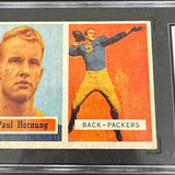 1957 Topps #151 Paul Hornung rookie SGC 3