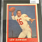 1963 Fleer #47 Len Dawson rookie SGC 4