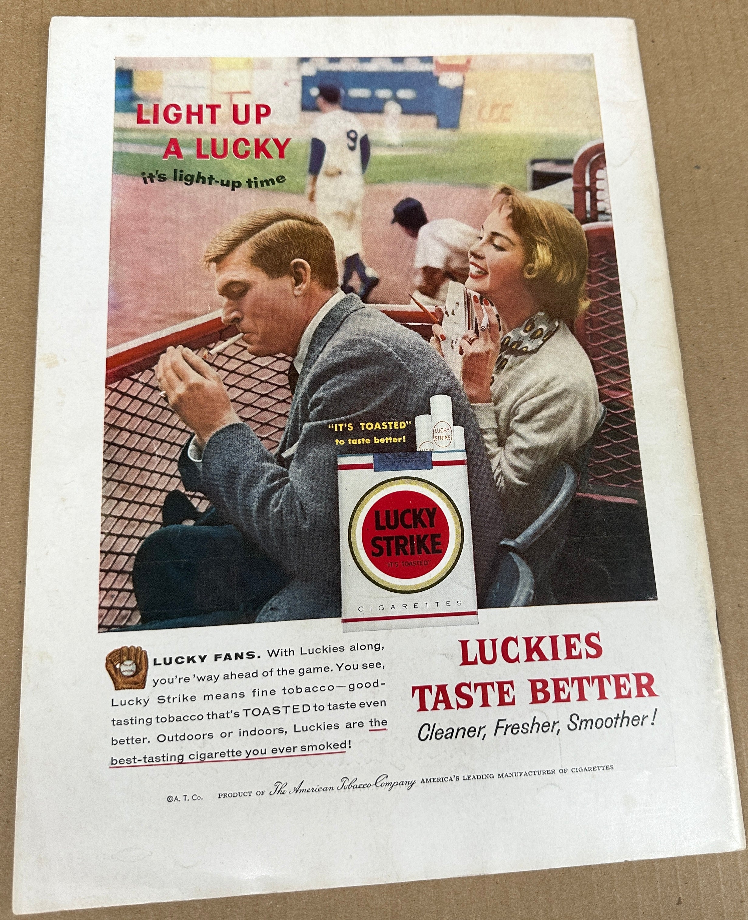 1956 NY Yankees World Series Program Don Larsen Perfect Game Scored