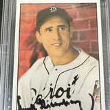 1982-83 Diamond Classics Hank Greenberg Autograph Beckett