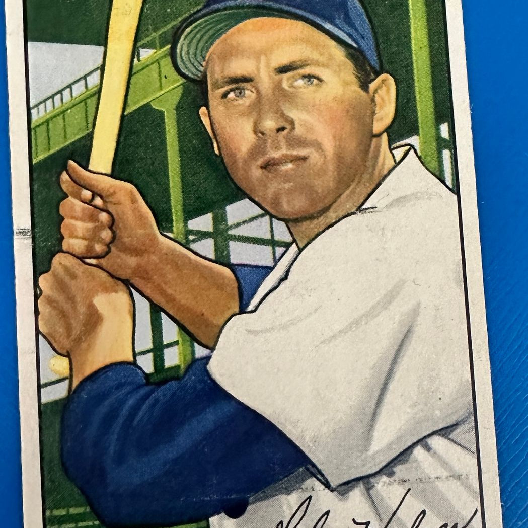 1952 Bowman #80 Gil Hodges Ex List $400