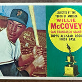 1960 Topps #316 Willie McCovey rookie Ex List $500