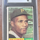 1961 Topps #388 Roberto Clemente SGC 5