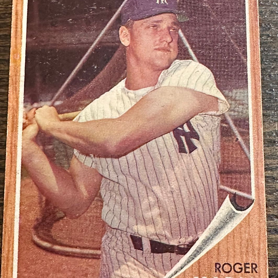 1962 Topps #1 Roger Maris Ex/Mint Centered!