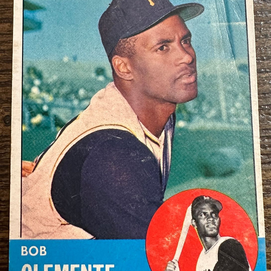 1963 Topps #540 Roberto Clemente Ex