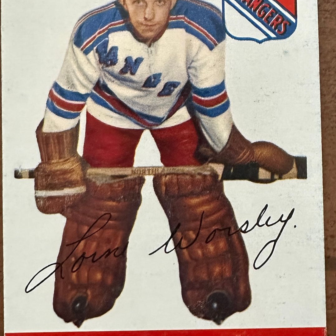 1954 Topps #10 Gump Worsley Ex/Mint