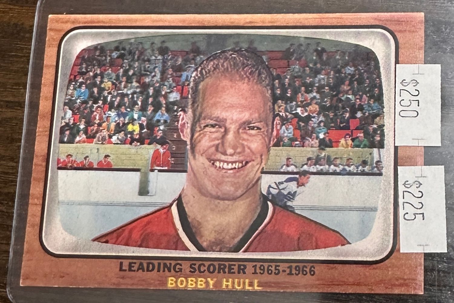 1966 Topps #64 Bobby Hull Scoring Leaders Ex/mint