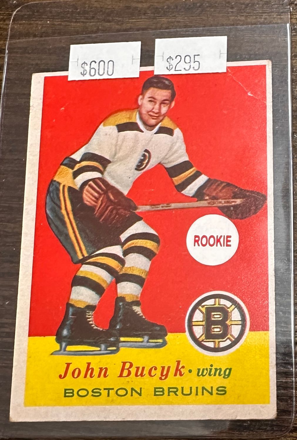 1957 Topps #10 John Bucyk rookie VG
