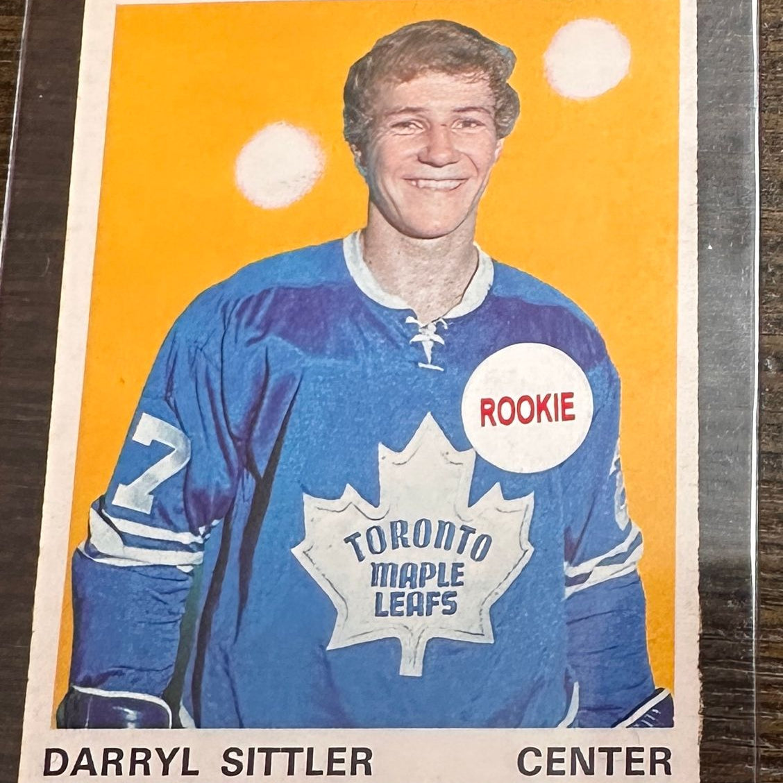 1970 Opeechee #218 Darryl Sittler rookie Ex/Mint