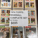1974 Topps Baseball Complete set VG/EX to Ex+