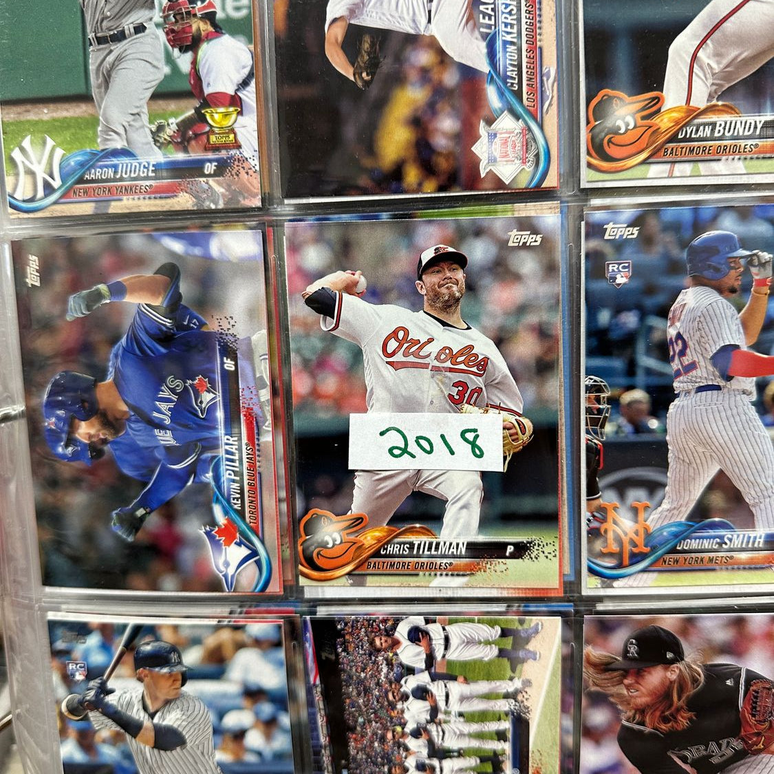 2018 Topps Baseball Set #1-700