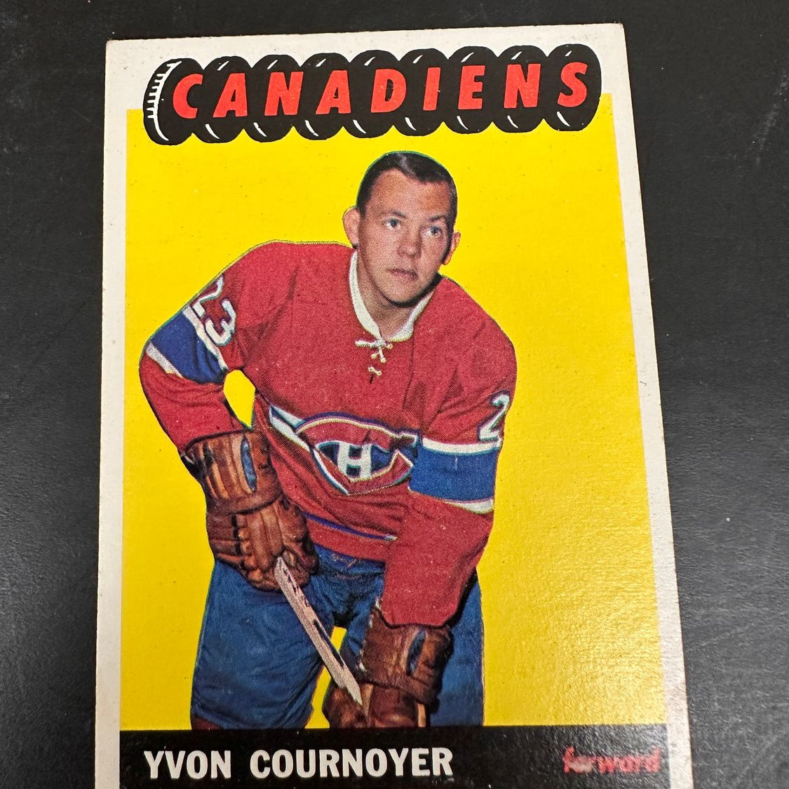 1965 Topps #76 Yvon Cournoyer rookie Ex