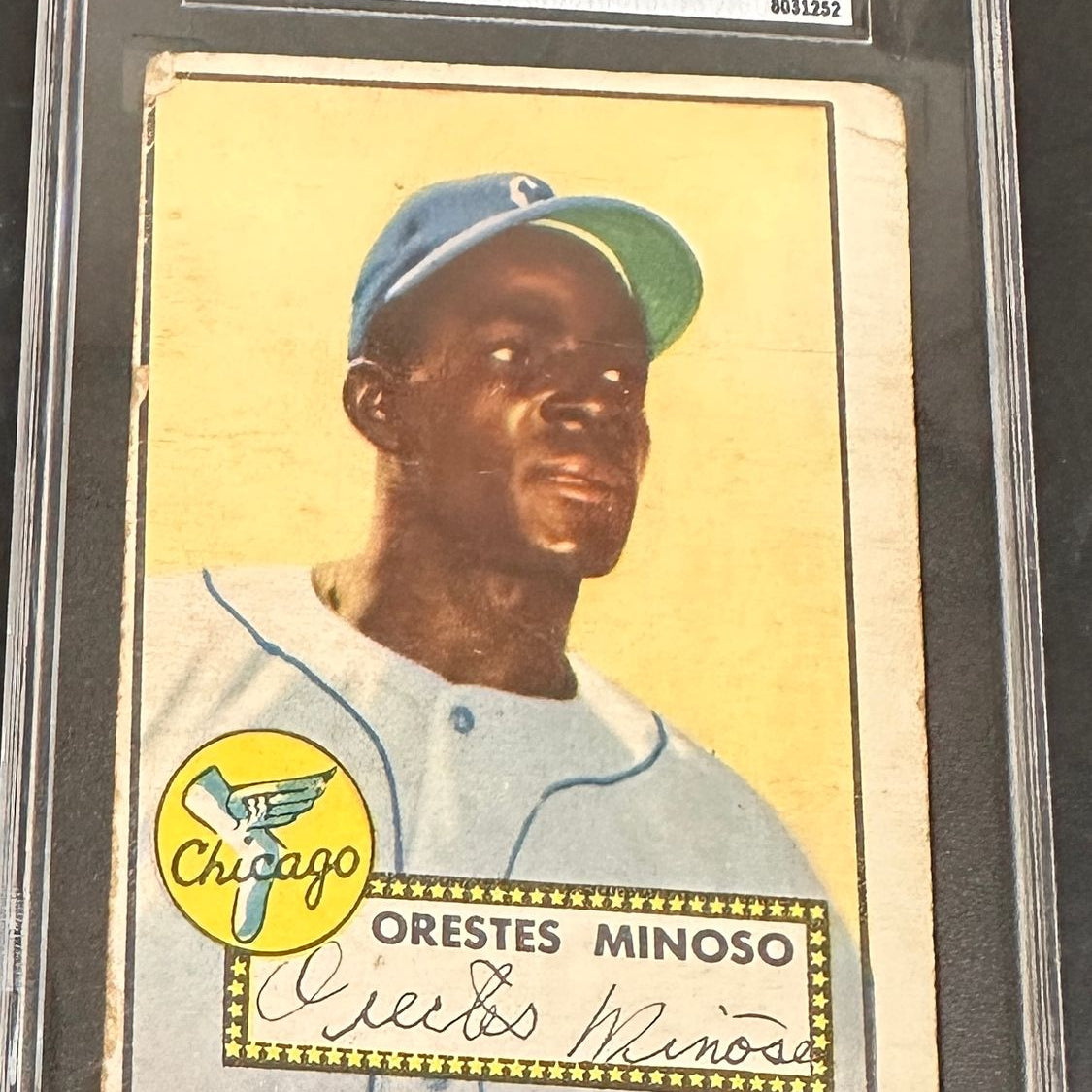 1952 Topps #195 Minnie Minoso Rookie SGC 1