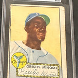 1952 Topps #195 Minnie Minoso Rookie SGC 1