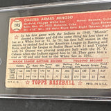 1952 Topps #195 Minnie Minoso Rookie SGC 1