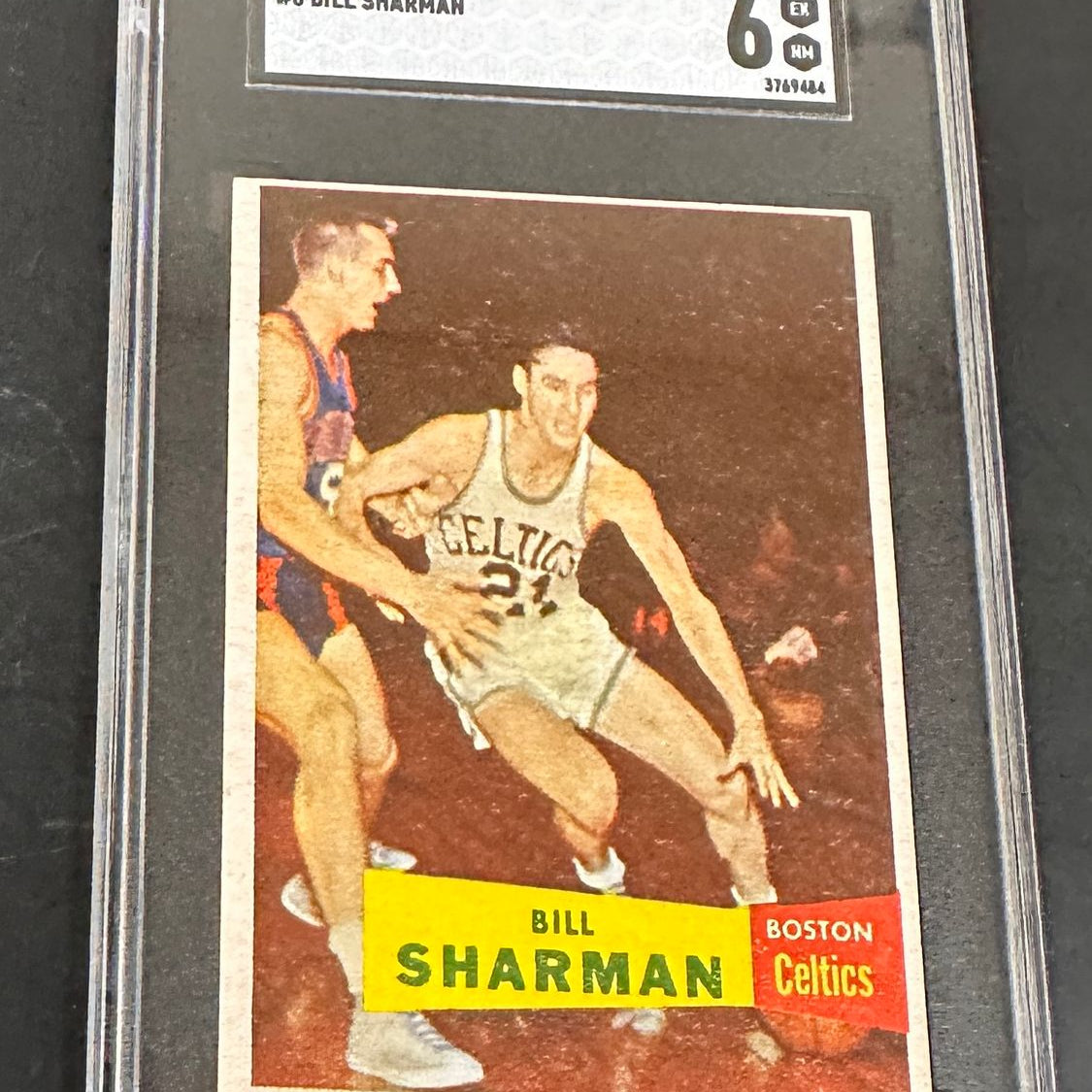 1957 Topps #5 Bill Sharman rookie SGC 6