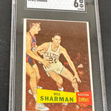 1957 Topps #5 Bill Sharman rookie SGC 6