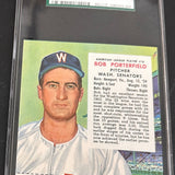 1954 Red Man Tobacco w/ Tabs #A18 Bob Porterfield SGC 7.5