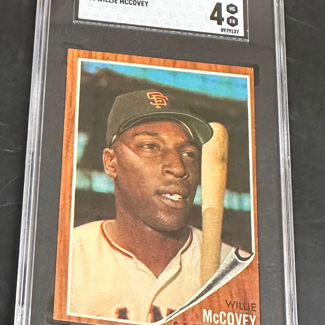 1962 Topps #544 Willie McCovey SGC 4