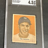 1949 Bowman #98 Phil Rizzuto Name On Front SGC 4.5