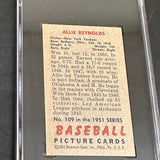 1951 Bowman #109 Allie Reynolds SGC 8.5