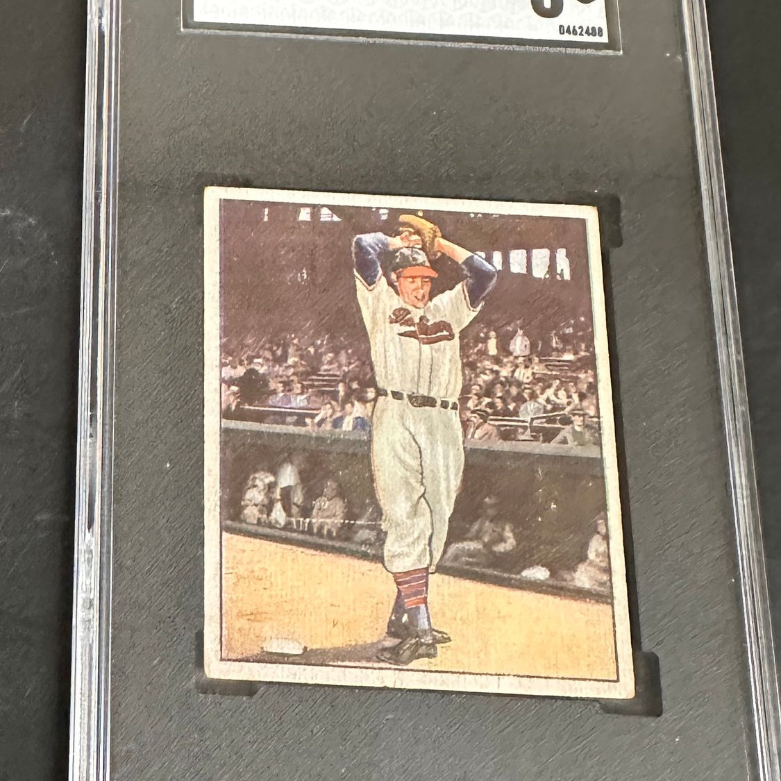 1950 Bowman #6 Bob Feller SGC 3