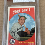 1959 Topps #180 Yogi Berra Beckett Graded 4.5