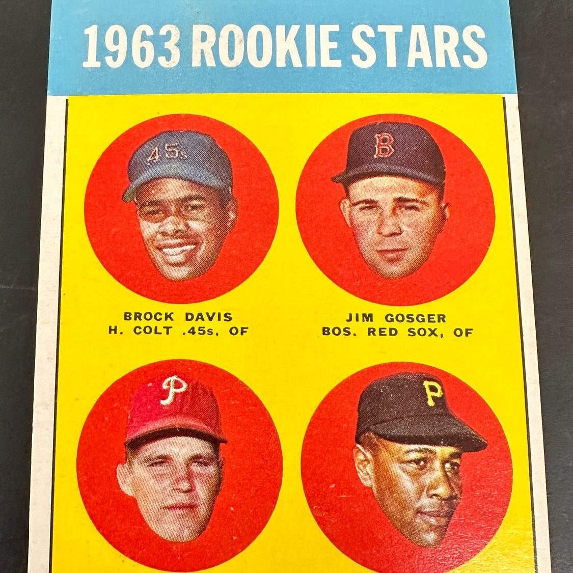 1963 Topps #553 Willie Stargell rookie Ex/Mint+