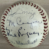 1947 NY Giants signed Baseball 22 Signatures SGC Auth.