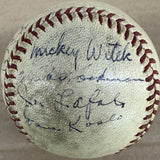 1947 NY Giants signed Baseball 22 Signatures SGC Auth.