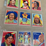 1947 Goudey Indian Gum Complete Set Ex to Ex/Mint  96 cards