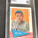 1961 Fleer #75 Babe Ruth SGC 4