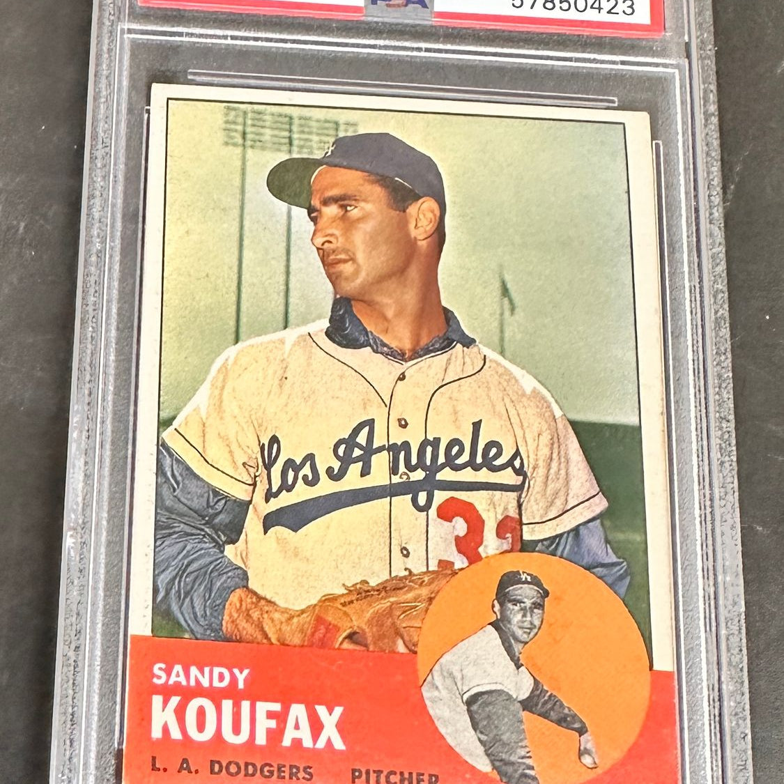 1963 Topps #210 Sandy Koufax PSA 4