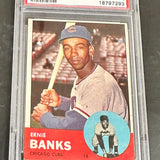 1963 Topps #380 Ernie Banks PSA 4