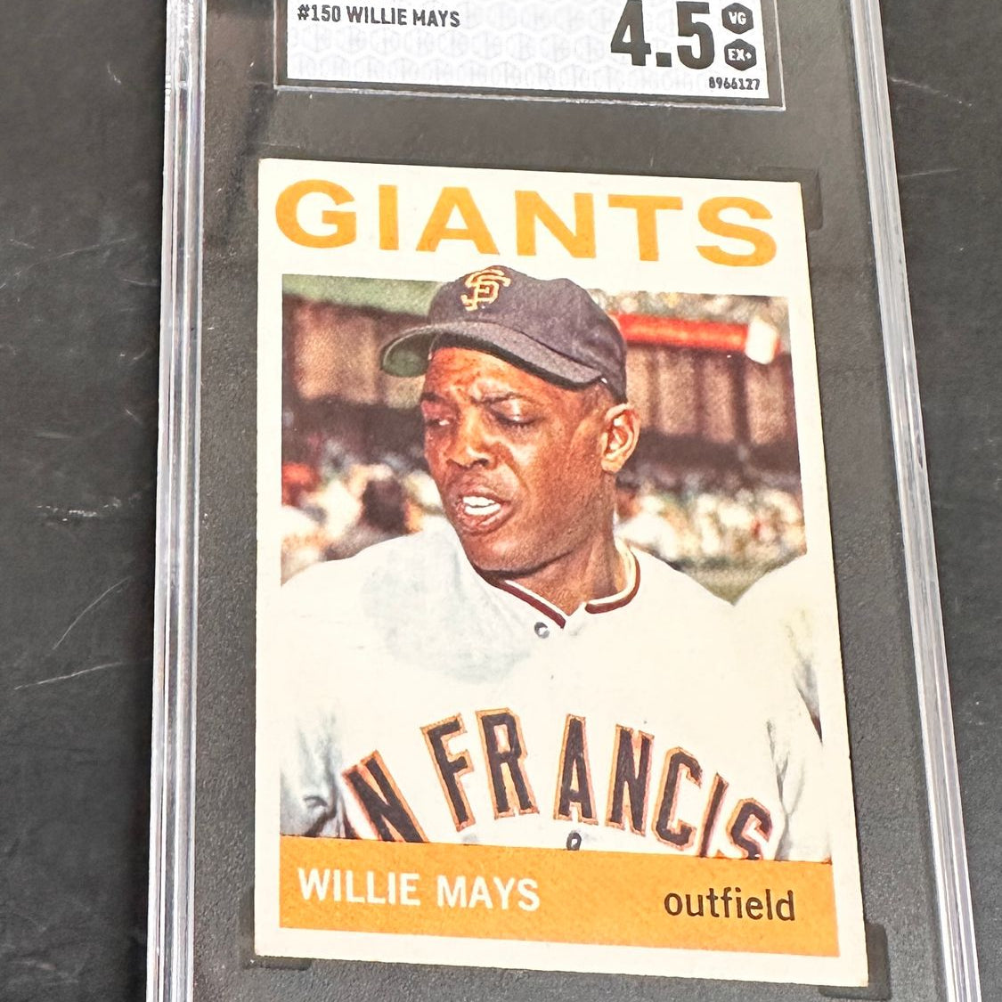 1964 Topps #150 Willie Mays SGC 4.5