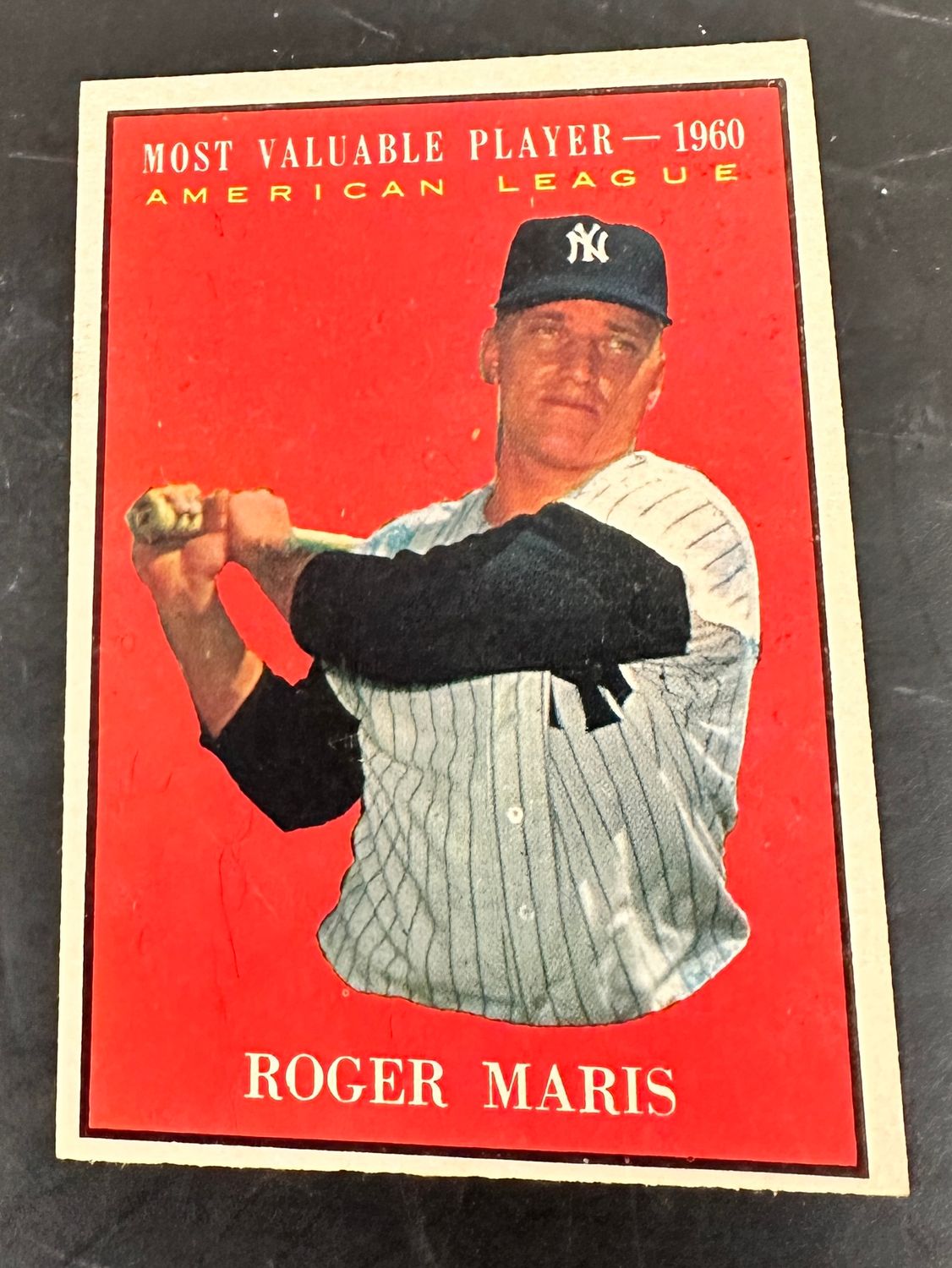 1961 Topps #478 Roger Maris MVP Nr Mint