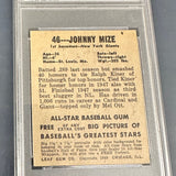 1948 Leaf #46 Johnny Mize PSA 6