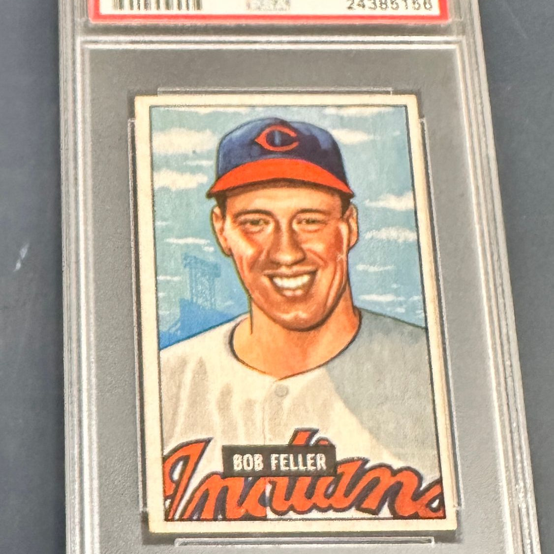 1952 Bowman #30 Bob Feller PSA 6