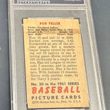 1952 Bowman #30 Bob Feller PSA 6