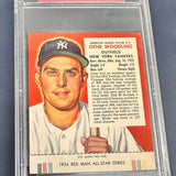 1954 Red Man #AL15 Gene Woodling Yankees PSA 5