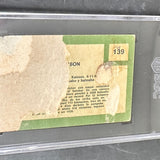 1967 Topps Venezuelan #139 Walter Johnson SGC Authentic