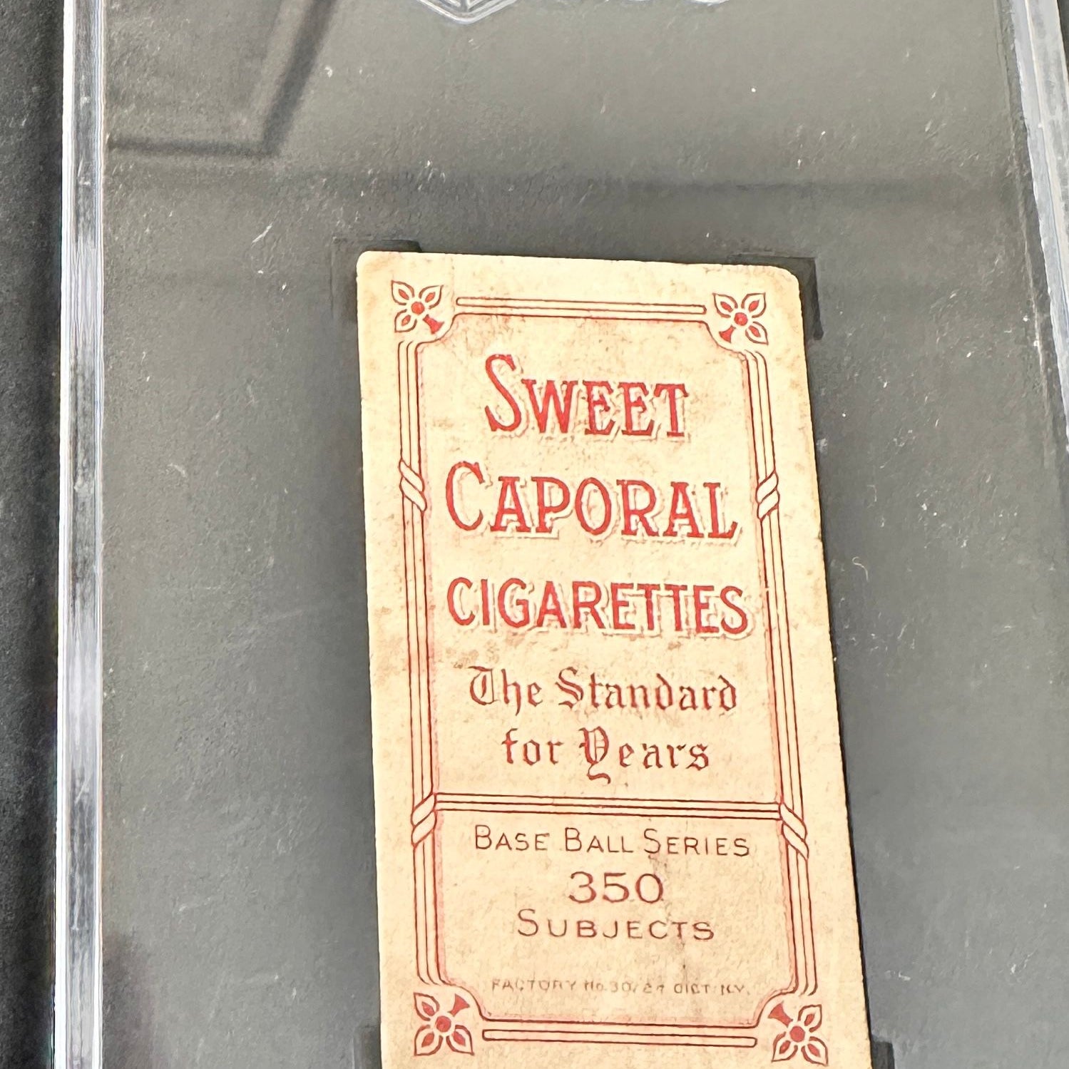 1910 T206 Sweet Caporal Hughie Jennings One Hand Showing SGC 3