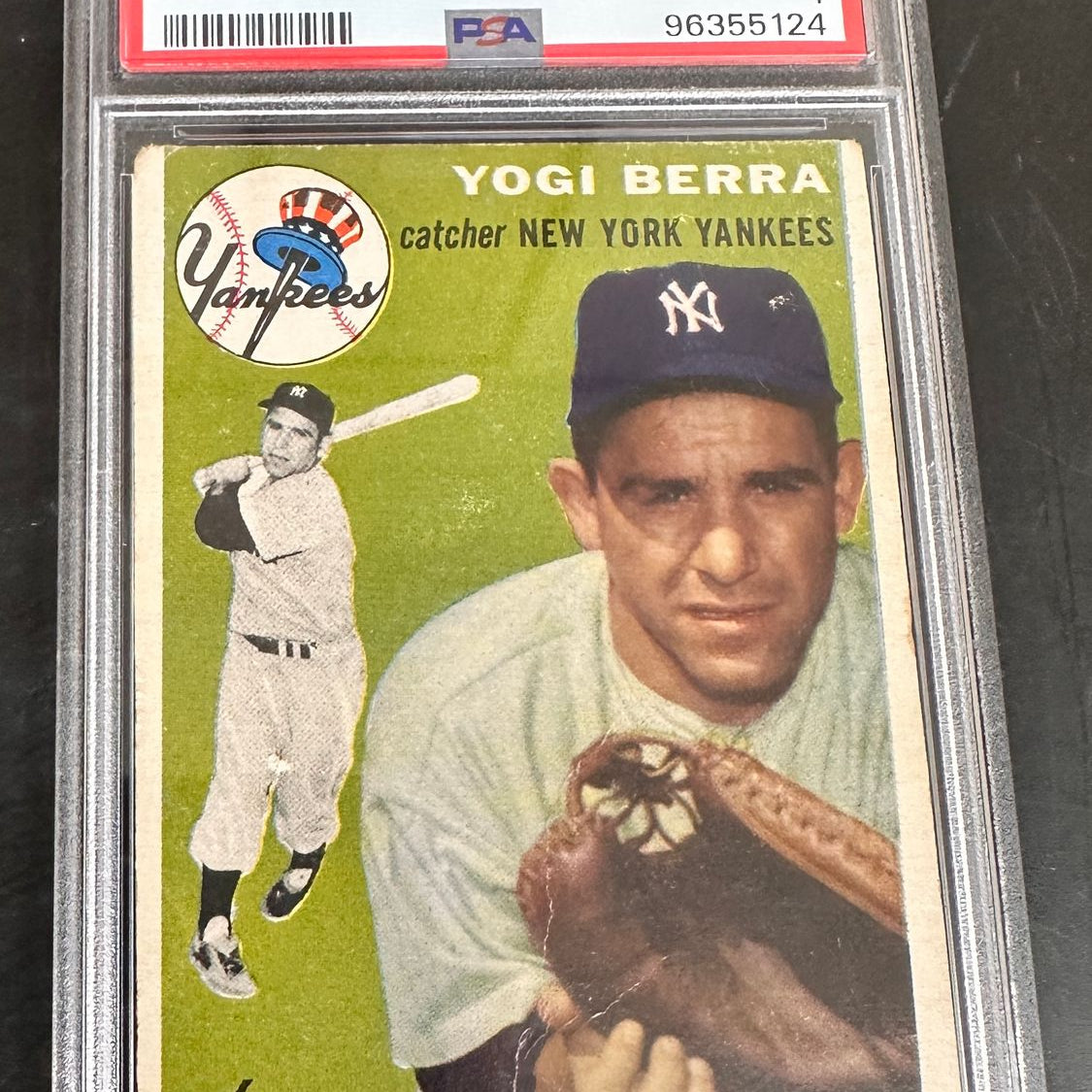 1954 Topps #50 Yogi Berra PSA 1