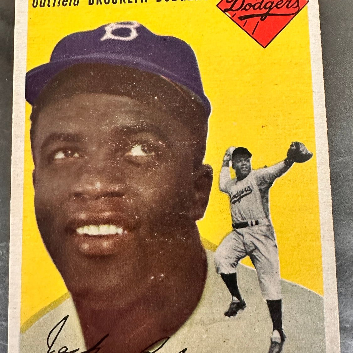 1954 Topps #10 Jackie Robinson Ex