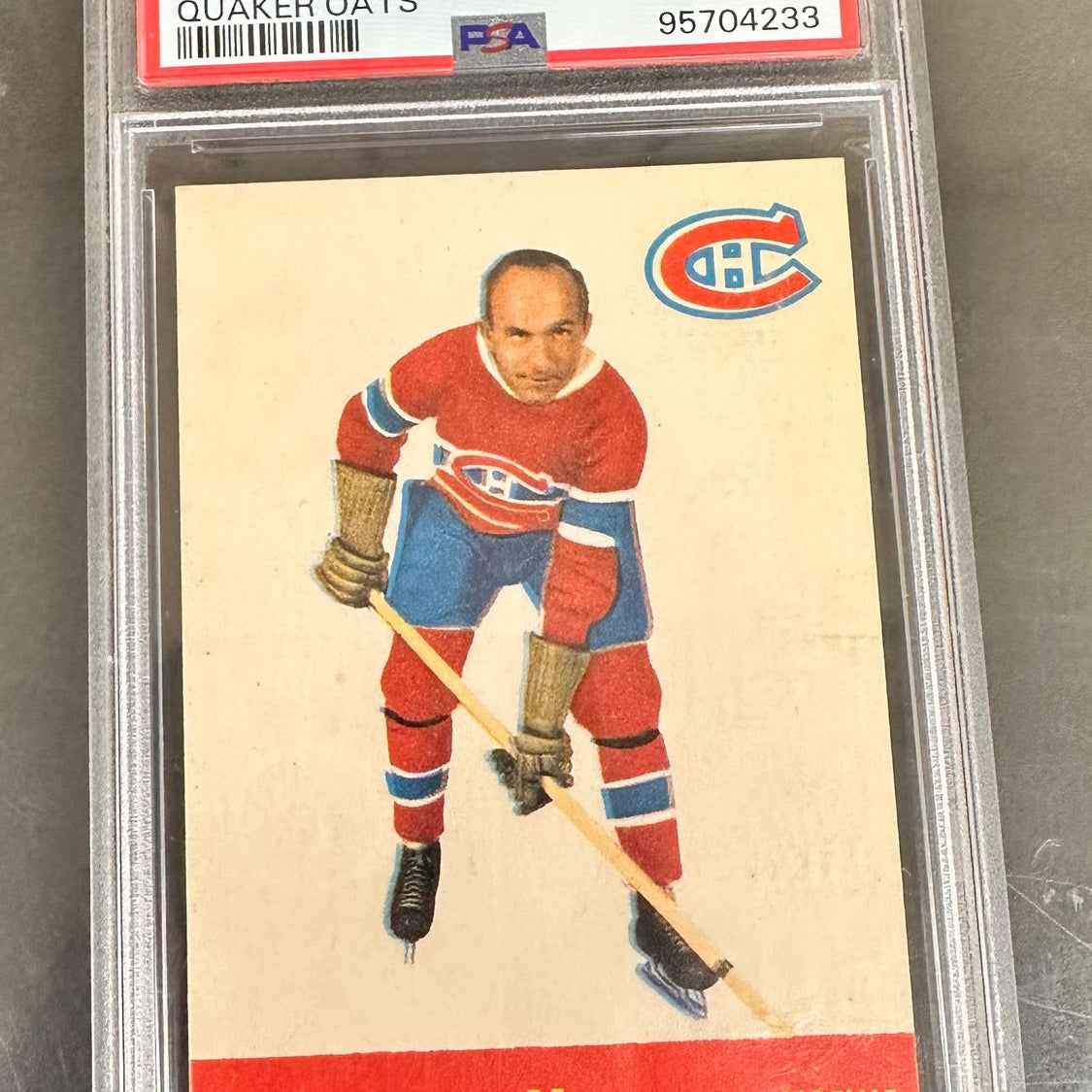 1955 Parkhurst #57 Howie Morenz PSA 3 Nicer!