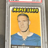 1965 Topps #79 Tim Horton PSA 7