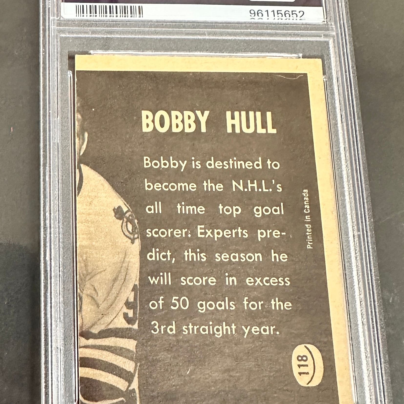 1967 Topps #118 Bobby Orr Calder Trophy PSA 5